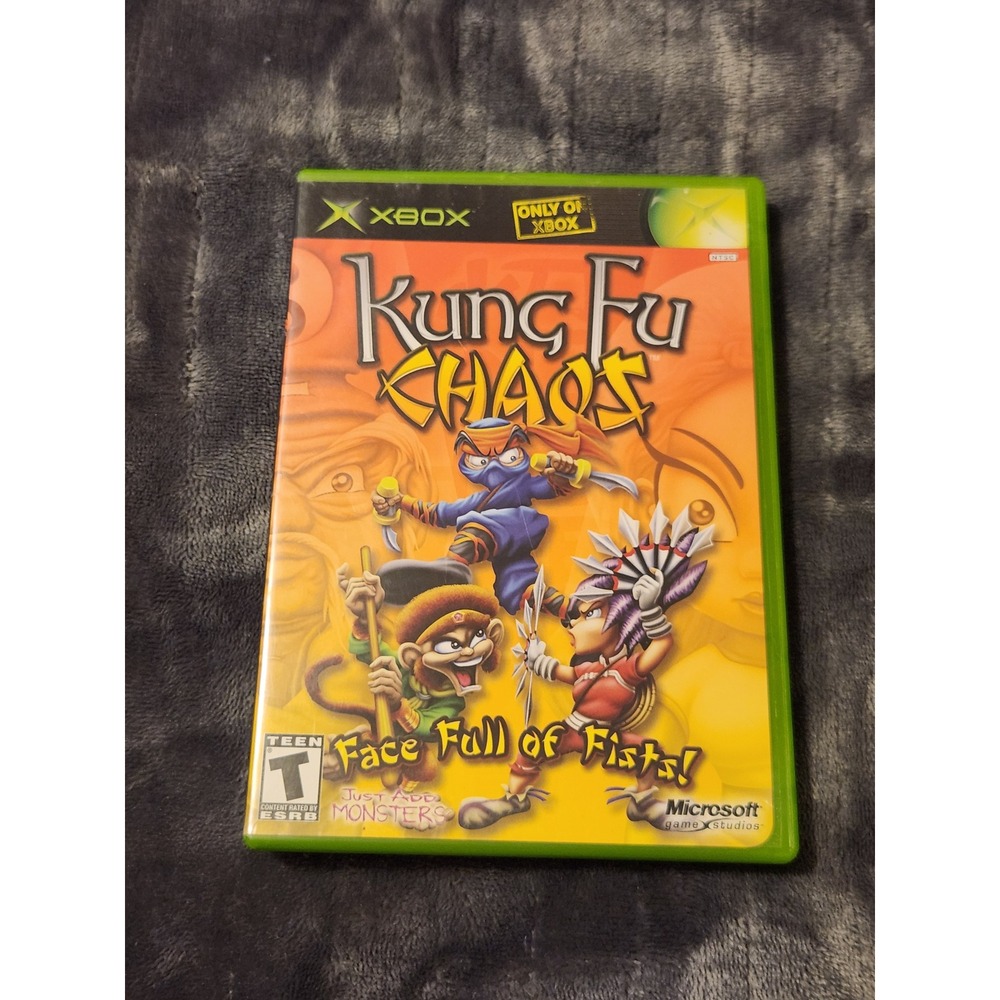 Kung Fu Chaos XBOX CIB Complete